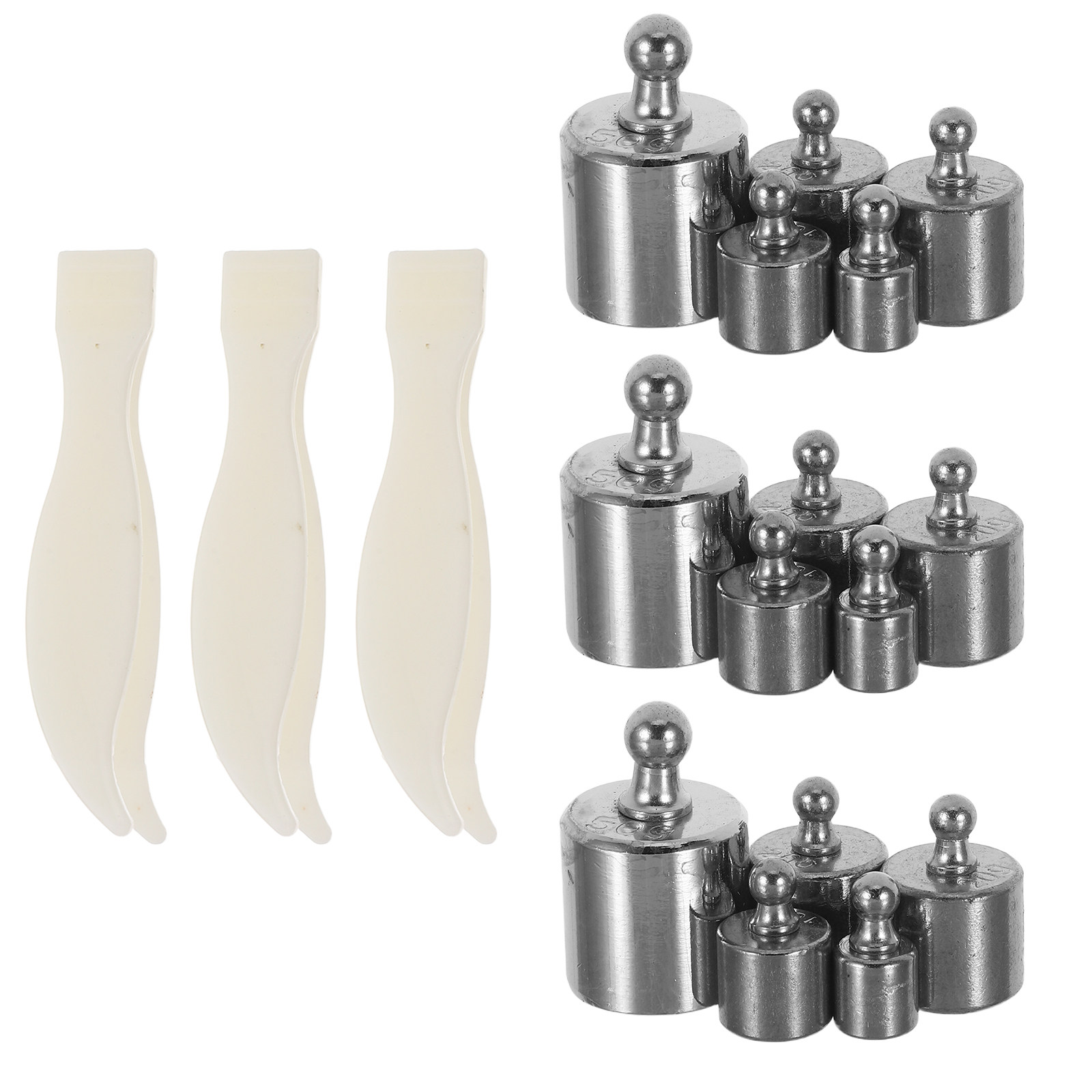 Lab Equipment - Ensemble de poids en acier inoxydable