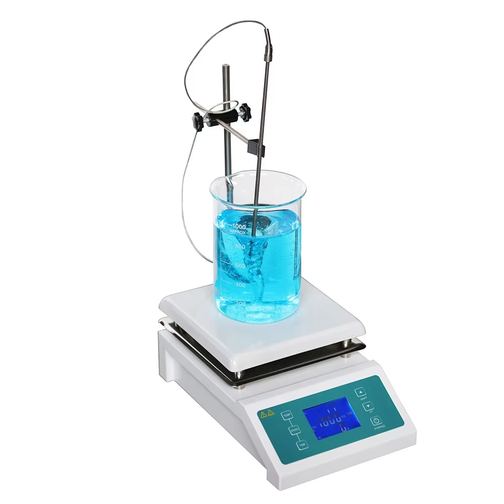Lab Magnetic Stirrer Hot Plate - Plaque chauffante en céramique et agitateur