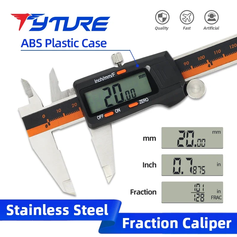 Digital Caliper 150Mm Stainless Steel - Pied à coulisse en métal de