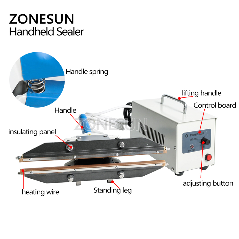 ZONESUN Scelleuse à impulsion  - Plastic Bag Impulse Heat Sealer avis et prix