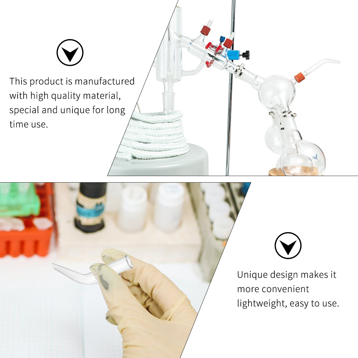 Tube de distillation en verre  - Lab Equipment avis et prix