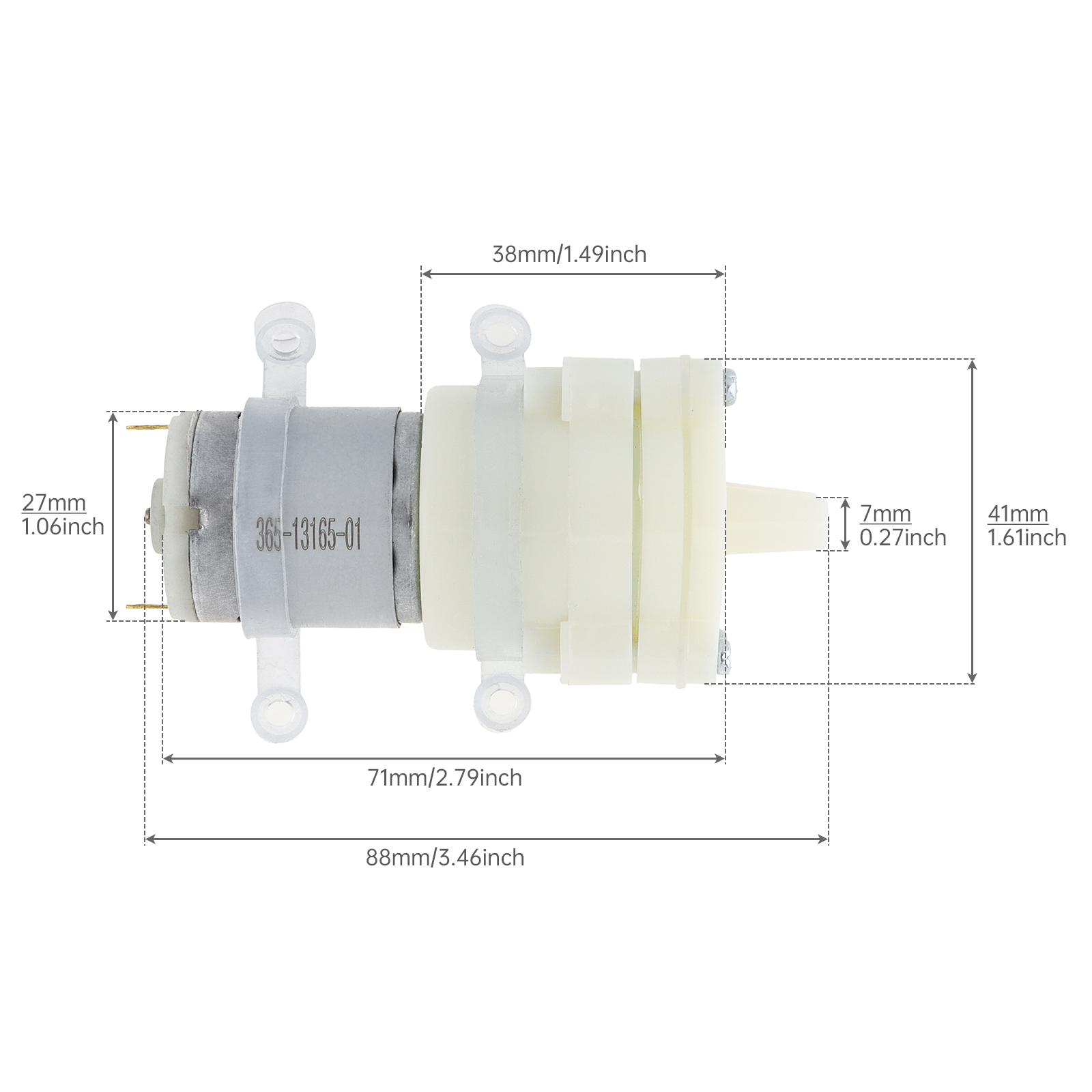 Micro pompe à eau 365 moteur c - Mini Peristaltic Pump 12V avis et prix