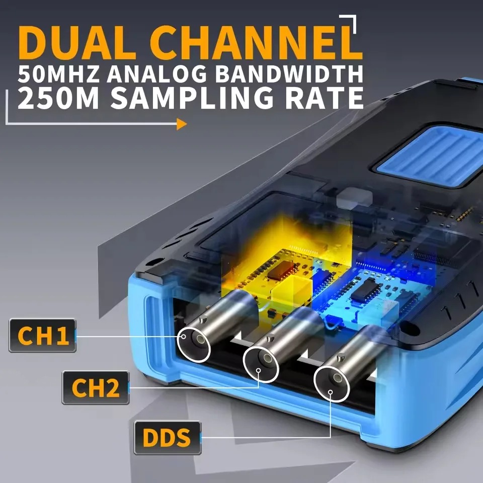 Oscilloscope multimètre généra - Fnirsi Digital Oscilloscope Handheld avis et prix