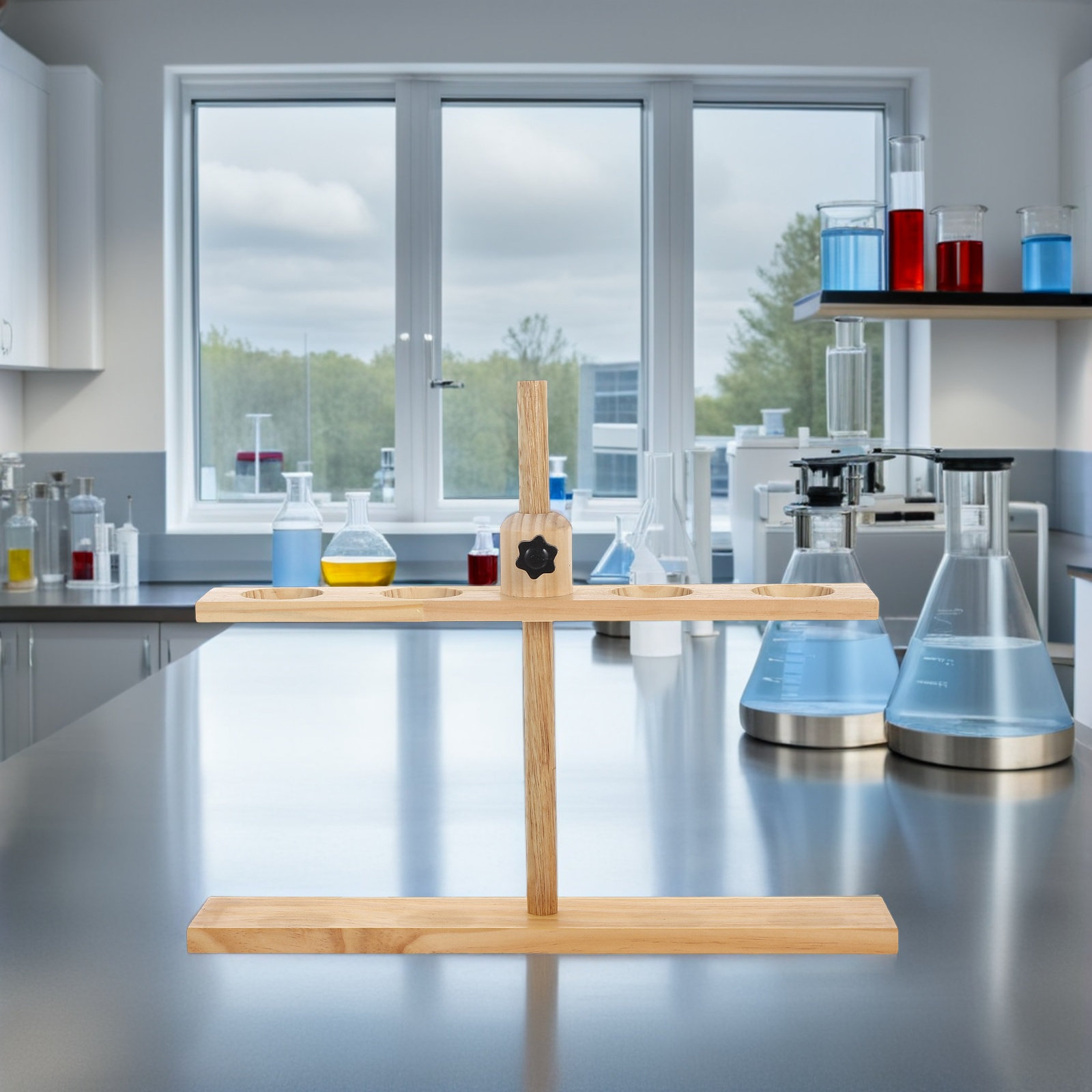 Support en bois réglable en ha - Lab Equipment avis et prix