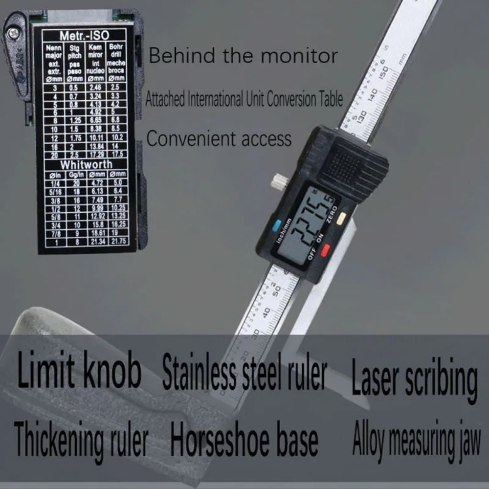 Jauge de hauteur numérique éle - Digital Caliper 150Mm Stainless Steel avis et prix