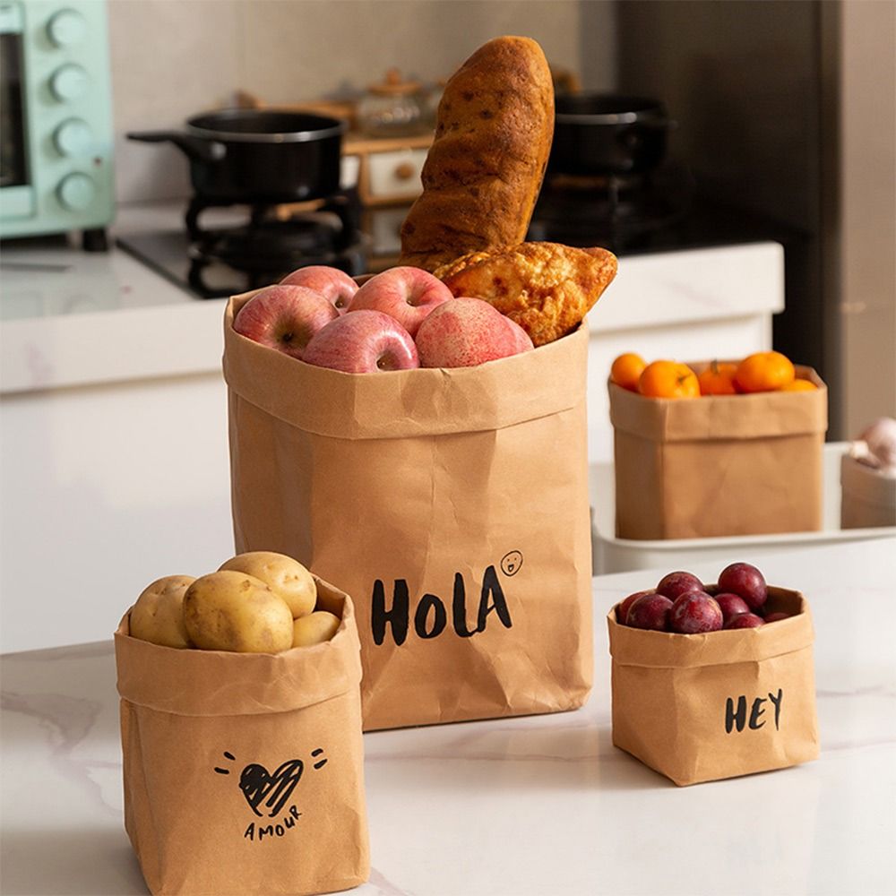Sac en papier kraft réutilisab - Packaging avis et prix