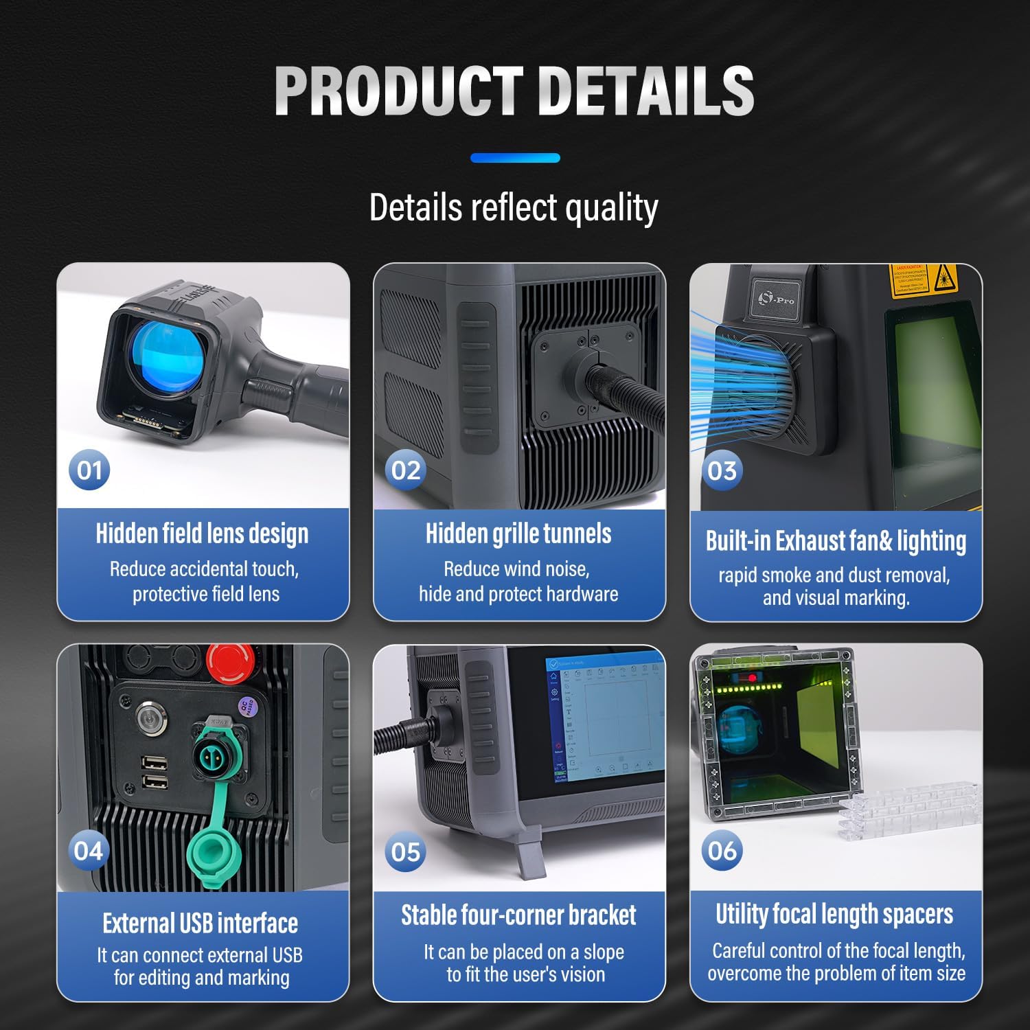 Graveur laser à fibre 30W, mac - Fiber Laser Marking Machine 30W avis et prix