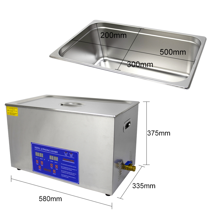 Nettoyeur à ultrasons numériqu - Ultrasonic Cleaner 30L Industrial avis et prix