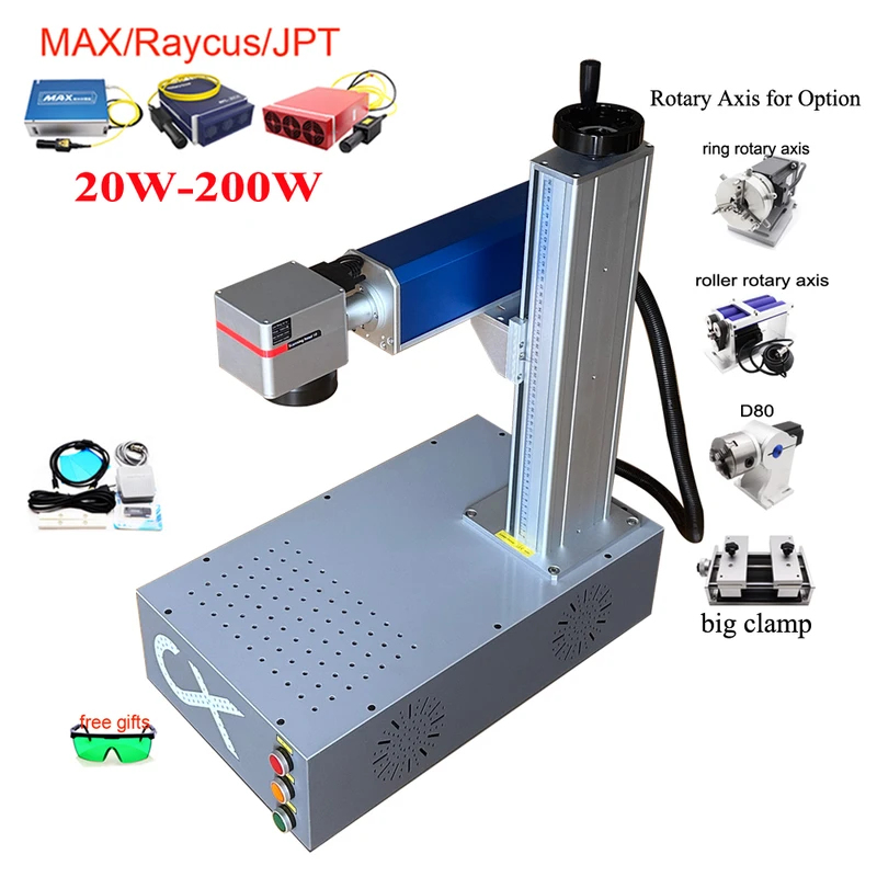 Machine à fibre Ezcad, source  - Fiber Laser Marking Machine 30W avis et prix