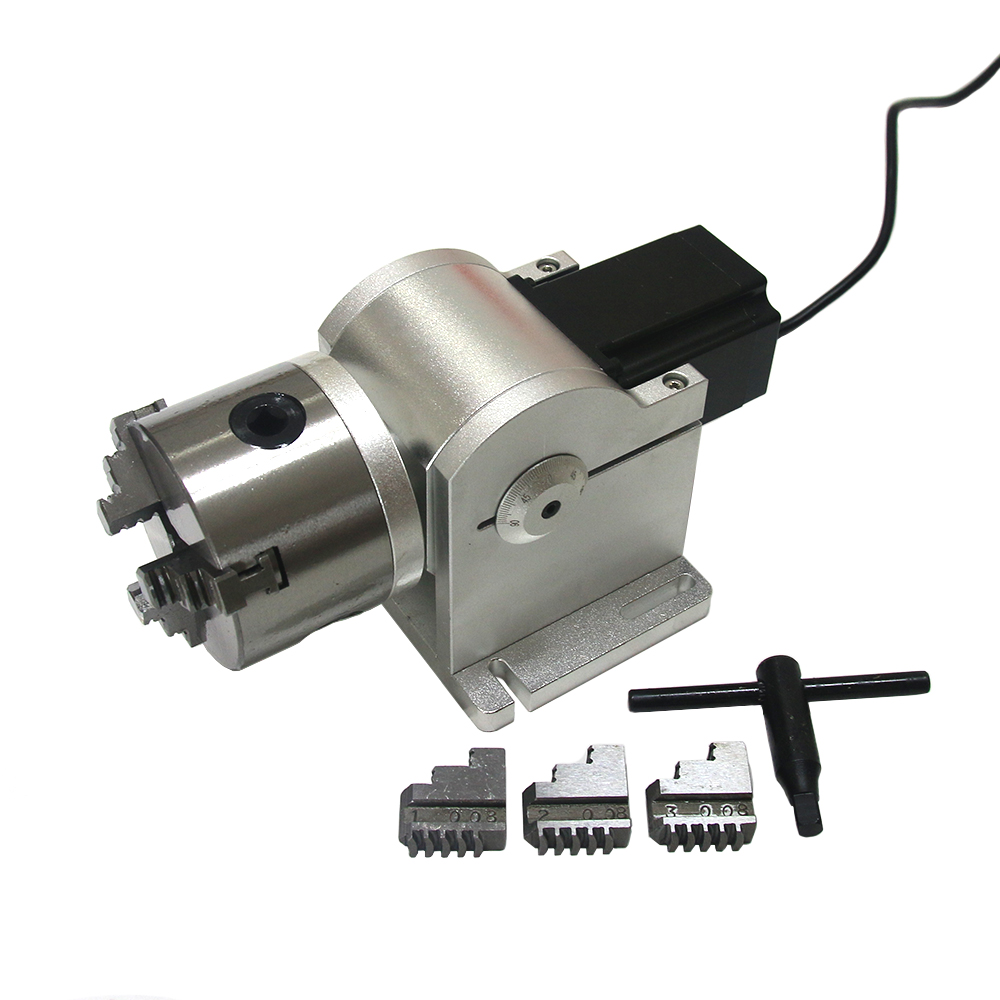 Mandrin à 3 griffes à axe rota - Fiber Laser Marking Machine 30W avis et prix